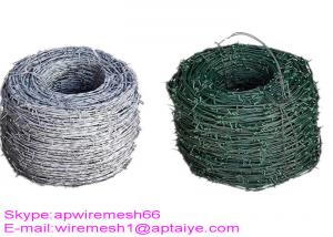 Wholesale Q195 High Tensile Barbed Wire , Double Strand Barbed Wire For Security Fence from china suppliers