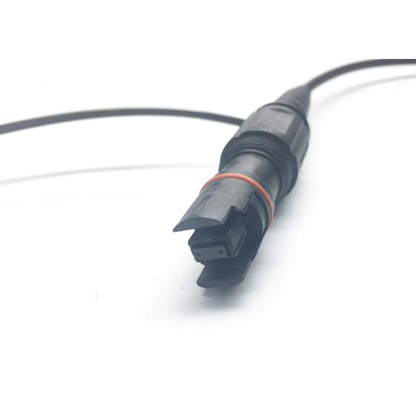 IP68 MPO Connector Harsh Environment Cable Assemblies 12 Fibers / 24 Fiber