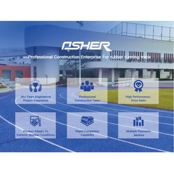 All-Weather Performance Full Pour Polyurethane Plastic Runway With High Friction