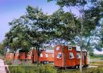 Camping Travel Trailer Integrated Prefabricated Tiny House Prefab Light Steel