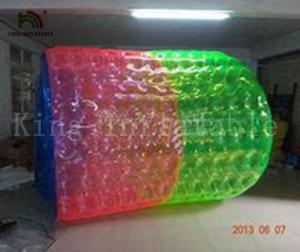 Wholesale Red And Green 2.8m Long Inflatable Water Roller Inflatable Water Sport Game ball Toy from china suppliers
