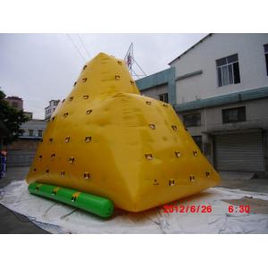 Yellow 0.9 mm Commercial Grade PVC tarpaulin Inflatable Iceberg YHIB 003