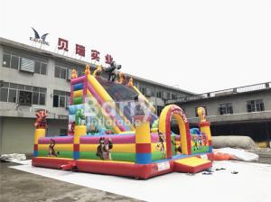 Wholesale Cartoon Inflatable Bounce House And Slide Combo With Blower For School And Daycare from china suppliers