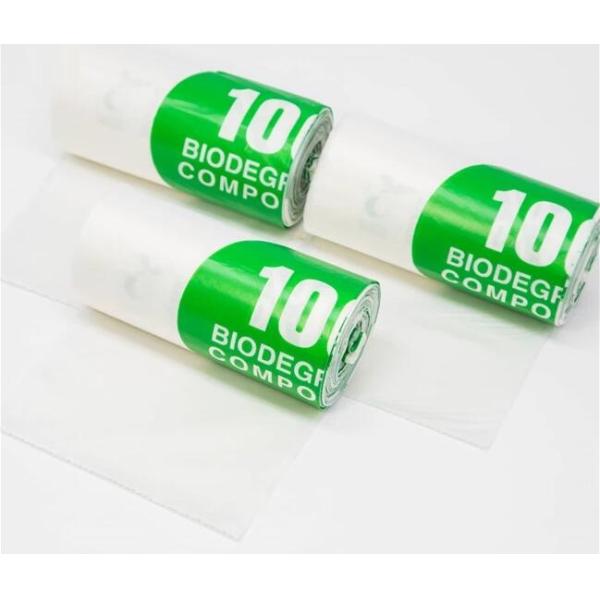 Made From Plants Customized wholesale biodegradable compostable pharmacy bag with singlet handle