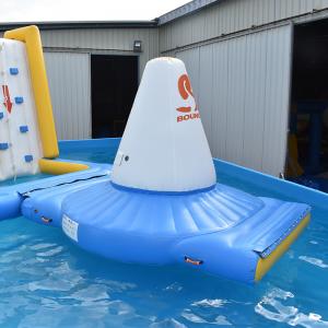 Wholesale Fire Resistant Inflatable Water Sport Blow Up Rocket Blue And White from china suppliers