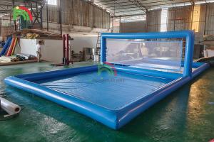 China Inflatable Sports Games Customized Inflatable Water Pool Field Volleyball Court on sale