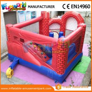 Wholesale 0.55mm PVC Tarpaulin Inflatable Jumping Castles / Princess Castle Bouncer from china suppliers