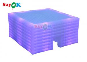 Wholesale PVC Automatic Inflatable Lawn Tent  10x10x5m Inflatable Led Party Tent from china suppliers