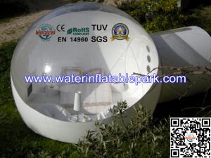 Single Layer PVC Inflatable Bubble Tent , Inflatable Igloo Tent