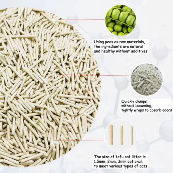Flushable Compostable Clumping Cat Litter Eco Clumping Biodegradable Cat Litter