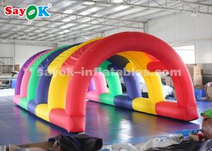China dome inflatable tent Colorful Inflatable Tunnel Tent With Air Blower For Auto Show Size 5*2.5*2m on sale