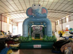 Wholesale New Kids Inflatable Bounce House Cute Inflatable Elephants Mini Bouncer For Birthday Party Present from china suppliers