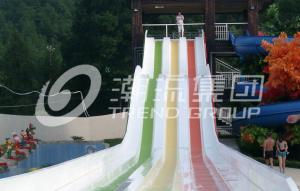 Wholesale General Water Park Custom Water Slides High Speed Adult Combined Plastic Water Slide from china suppliers