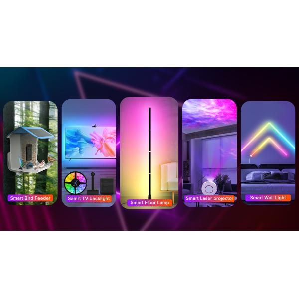 Immersive Smart TV Ambient Lighting Sync WiFi 2.4GHz Voice Control With Camera