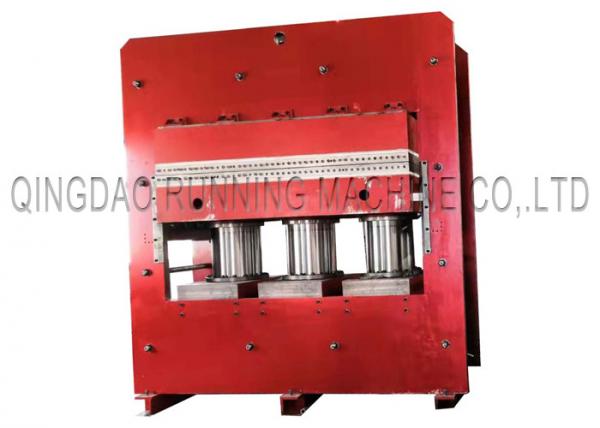 Quality PLC Automatic Control 800T Rubber Vulcanizing Press Machine 2000 * 1200mm Heating Plate Size for sale