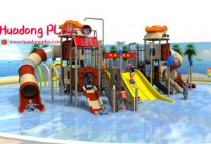 Commercial Water Park Playground Equipment Multi - Functional Unique Blow Up Water Slide