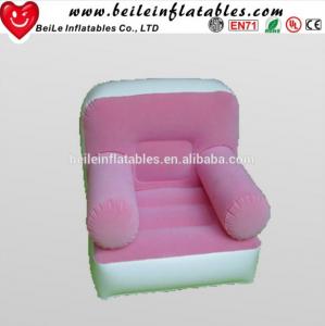 China Hot sales Promotion inflatable Flocked single chair sofa seat on sale