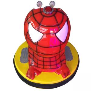 China Spider-man battery racing car amusement park kiddie ride fiberglass material on sale