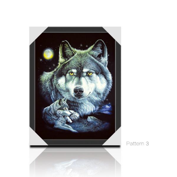 30x40cm Cool Wolves 3D Lenticular Poster For Gifts And Home Decoration