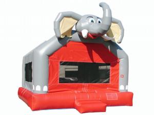 Wholesale Amusement Park Cute Elephant Huge Bounce House , Small Indoor Bouncy Castle Hire from china suppliers