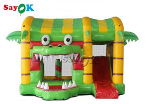 Wholesale Small Multifunctional Crocodile Inflatable Bounce Castle House Slide Customized For Kids from china suppliers