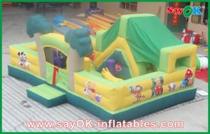 Wholesale Customized Safety Inflatable Bouncy Castle / Fun City Children Entertainment from china suppliers