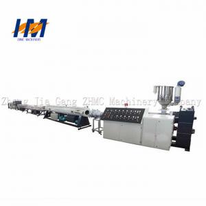 China Single Wall Plastic Pipe Extrusion Line , Plastic Pipe Making Machine on sale