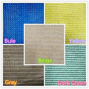 China Construction Area Use PVC Shade Net , Tear Resistant Breathable Mesh Fabric on sale