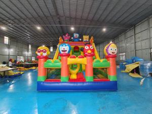 Wholesale Tarpaulin Inflatable Water Slides Cartoon Themed Kids Water Jumping Castle With Slide Kids Jump House Bounce House Party from china suppliers