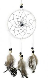 China Beautiful Dream Catcher hand-woven Dreamcatcher with white feathers for home wall decorations on sale