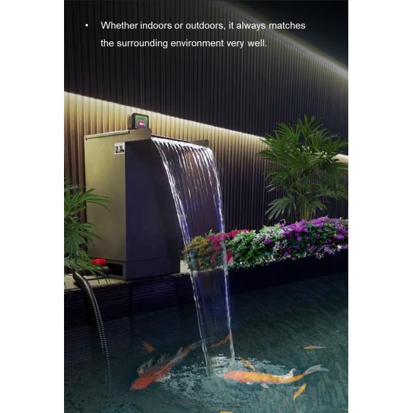 Fish pond waterfall filter