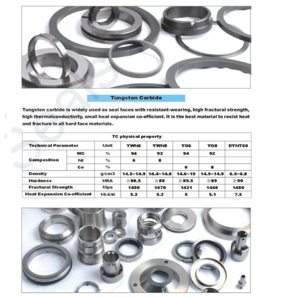 TC Ring Mechanical Seals Parts