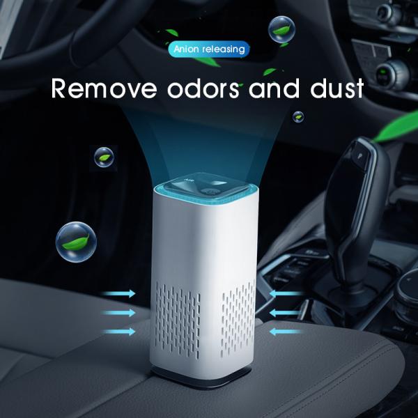 White ABS USB Charging Mini Air Purifier