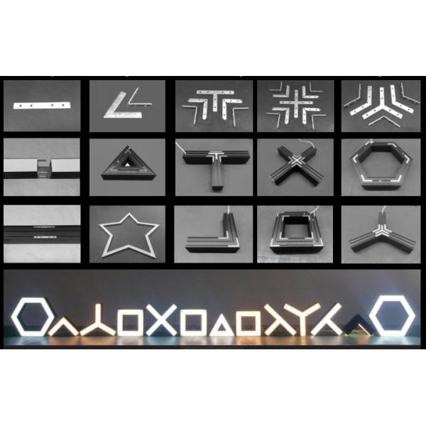 Linkable Strip Wall LED Linear Light Aluminum Decorative Facade Fixture DC24V 6000K