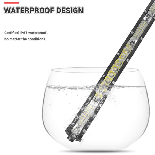 Single Row COB LED Chips 6000K White 4x4 Driving Lights