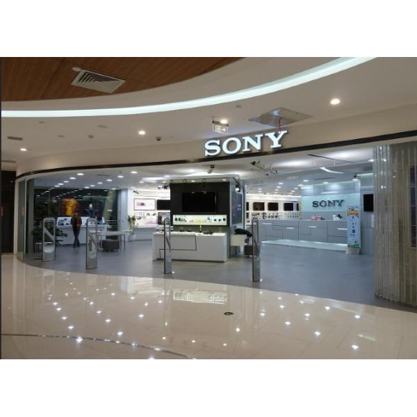 Lateral Automatic Sliding Shutter Door Electric Polycarbonate Transparent PC