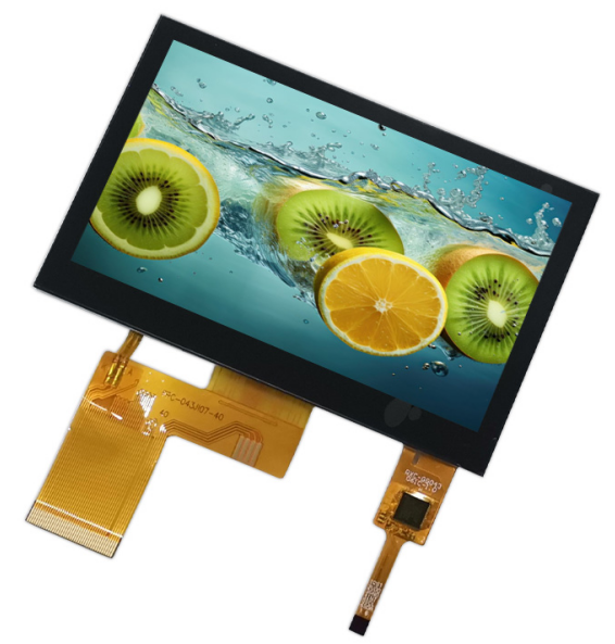 Capacitive Touch Small LCD Touch Screen 4.3 Inch IPS TFT LCD Display Module