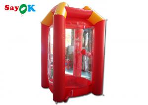 Wholesale Inflatable Cash Cube Money Grab Machine Money Blowing Booth For Event Advertising from china suppliers