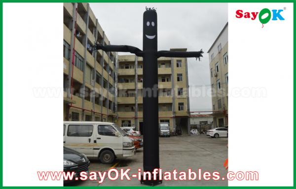 Dancing Inflatable Man Custom Green / Purple Guy Sky Inflatable Blow Up Dancing Man With Bottom Blower