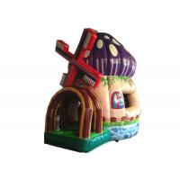China Commercial Inflatable Bouncer 3 X 4 X 5m , Silk Printing Minnie Mouse Bounce House Inflatable Mushroon Bouncy Castle for sale