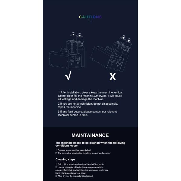 New Multi-functional Split Type Aromatherapy Machine Double Nozzle Machine Room Assembly Line Large Aromatherapy Machine