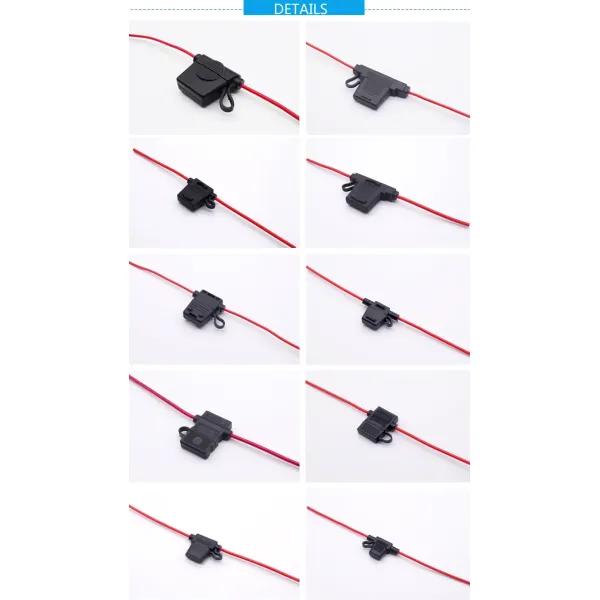 16 Gauge Inline Blade Type Mini Fuse Holder
