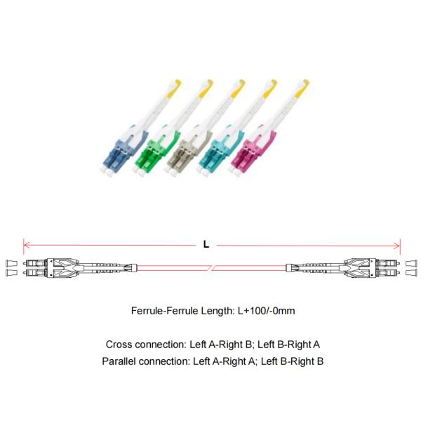 5 meter LC/LC - UPC - Singlemode - Uniboot with Pull Push Tab- Duplex OFNR Fiber Optic Patch Cable