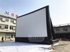 China Large Outdoor Backyard Inflatable Home Theater Projection Screen For Advertising on sale