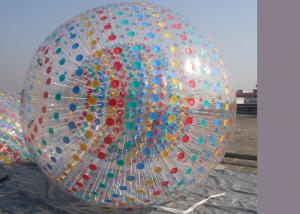 Wholesale Colour Dot Inflatable Zorb Ball Human Hamster Rolling ball With colorful D-ring from china suppliers