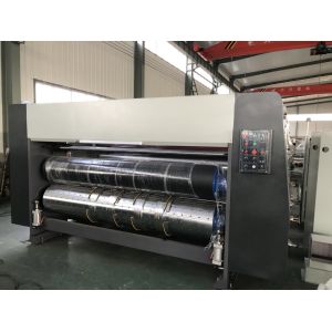 Fully Automatic 4 Color Printer Slotter Diecutter Folder Gluer Inline /