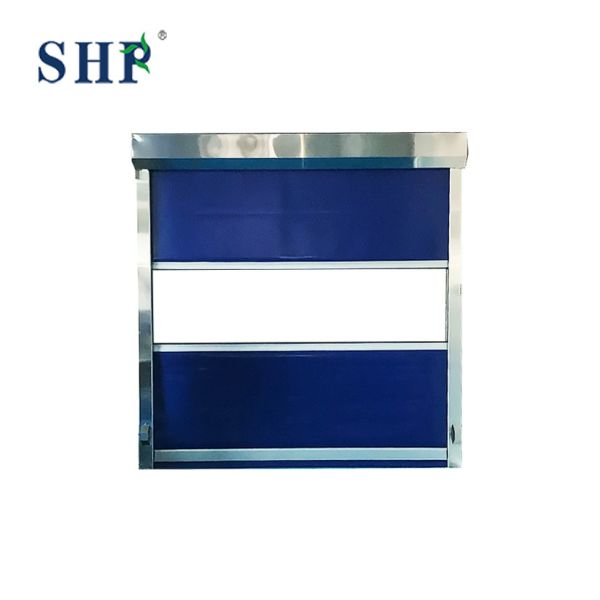 Clean Room PVC High Speed Door featuring Environmentally-friendly Stainless Steel 304