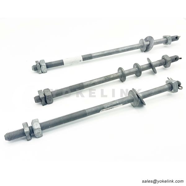 ANSI C135.31 Double-Upset Spool Bolt For Poleline Hardware