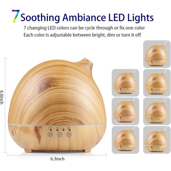 400ML Aromatherapy Essential Oil Diffuser With Upgraded Touch Panel