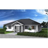 Hurricane Resist Prefabricated Bungalow , Steel Structure Bungalow House for sale